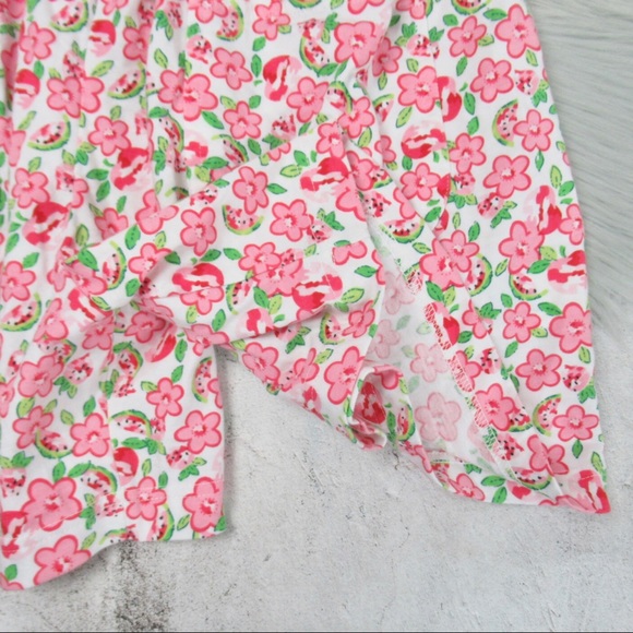 Basic Editions Floral & Watermelon Romper 10/12 - Picture 10 of 12
